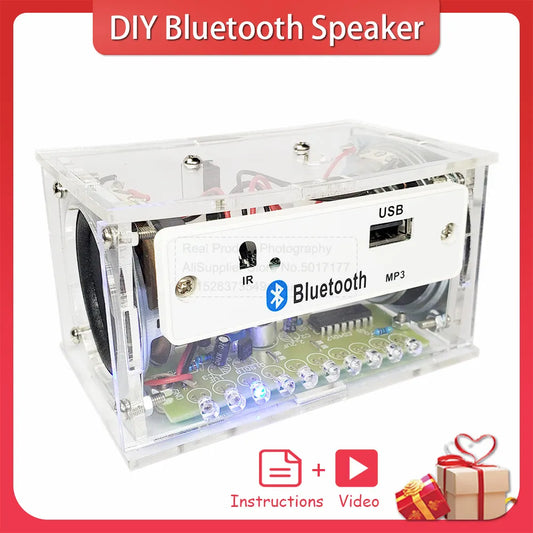 Bluetooth Speaker Kit Soldering Practice 2*3W Speakers